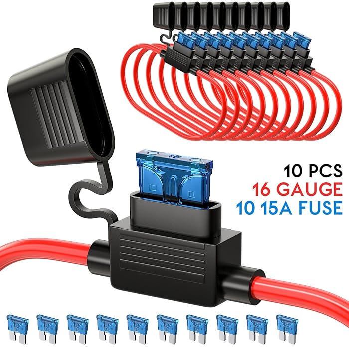 Buy Inline Fuse Holder ATC/ATO Addacircuit Car Fuse Holder 10 Pack