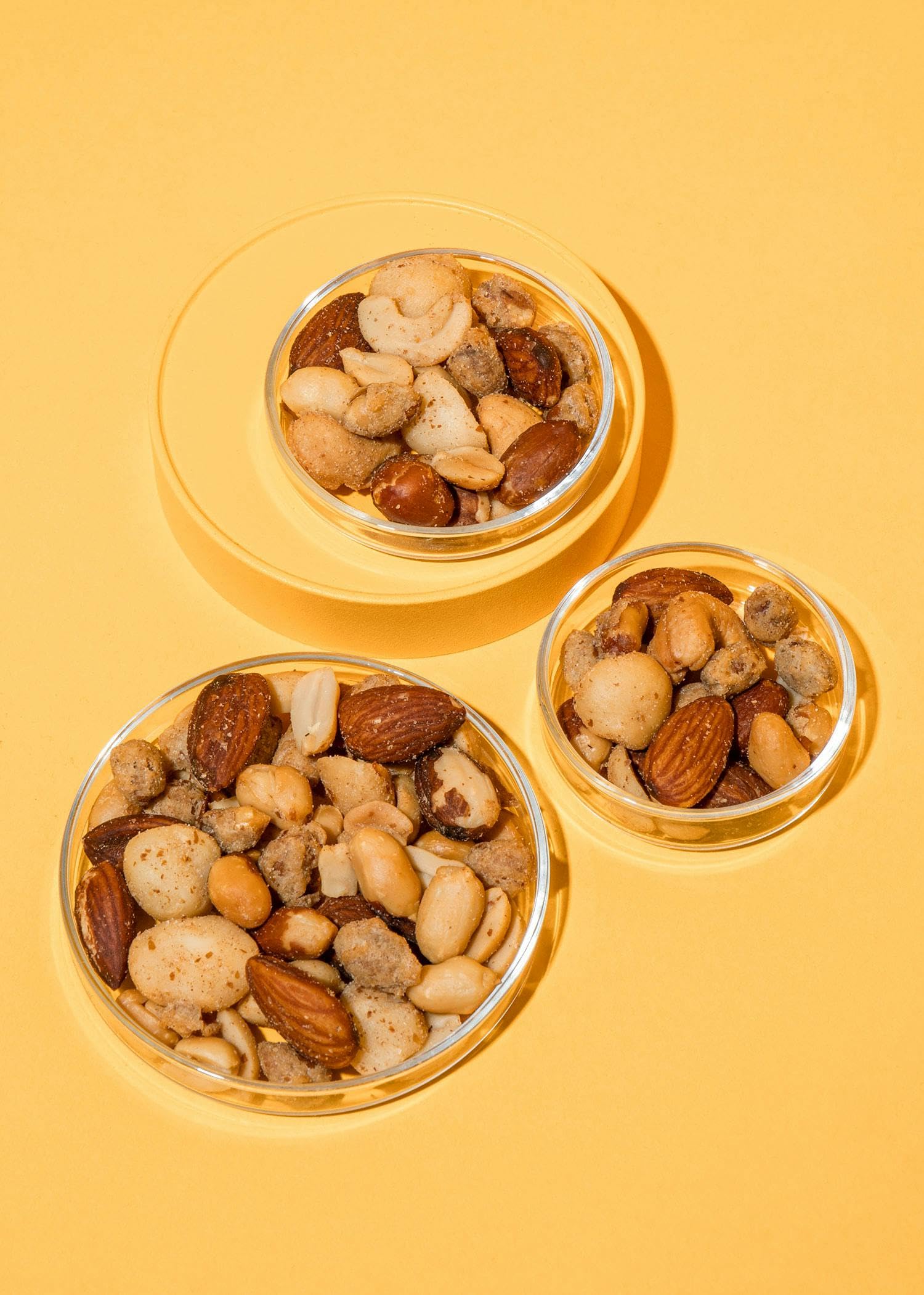 KoRo - Mélange de noix salées et fumées 1kg - Un snack fumé pour les petites faims