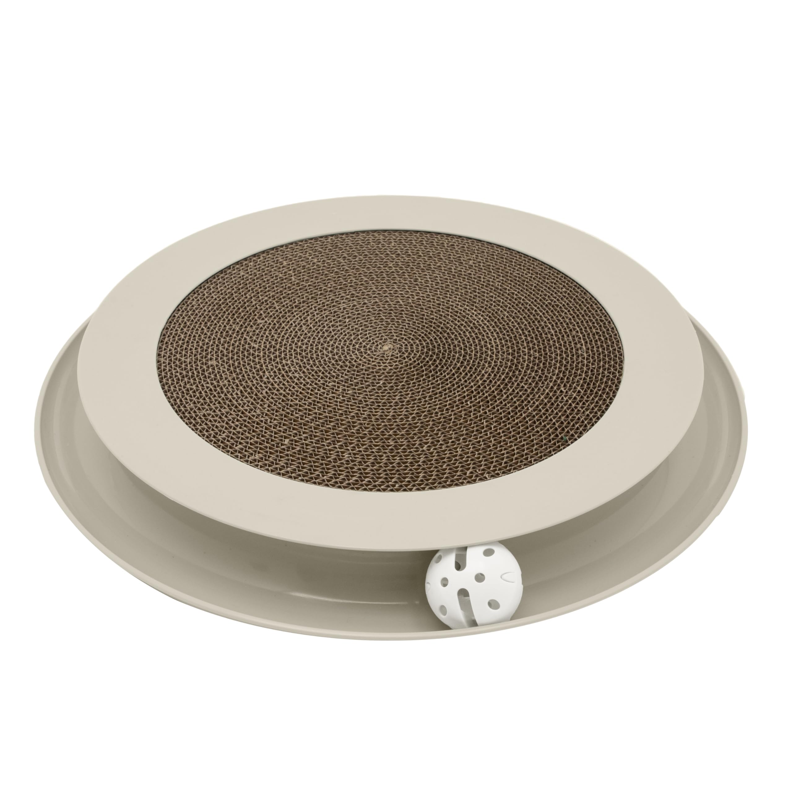 Griffoir pour chat rond Kitty City en sisal pour proteger vos canapes