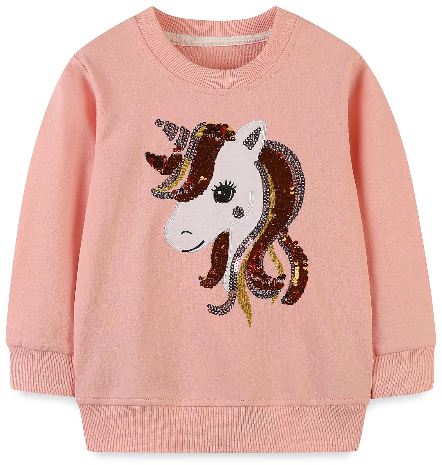 Hongshilian Unisex Kids Cute Cartoon Cotton Sweater Shirt