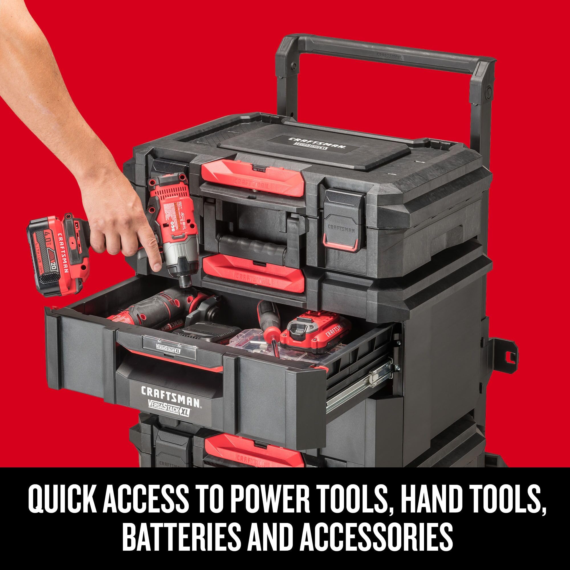 CRAFTSMAN TRADESTACK CMST21404 skrzynka narzędziowa, organizer na narzędzia, szuflada