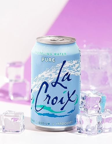 Miniatura 5 de La Croix Agua con gas pura, lata de 12 onzas,12 unidades