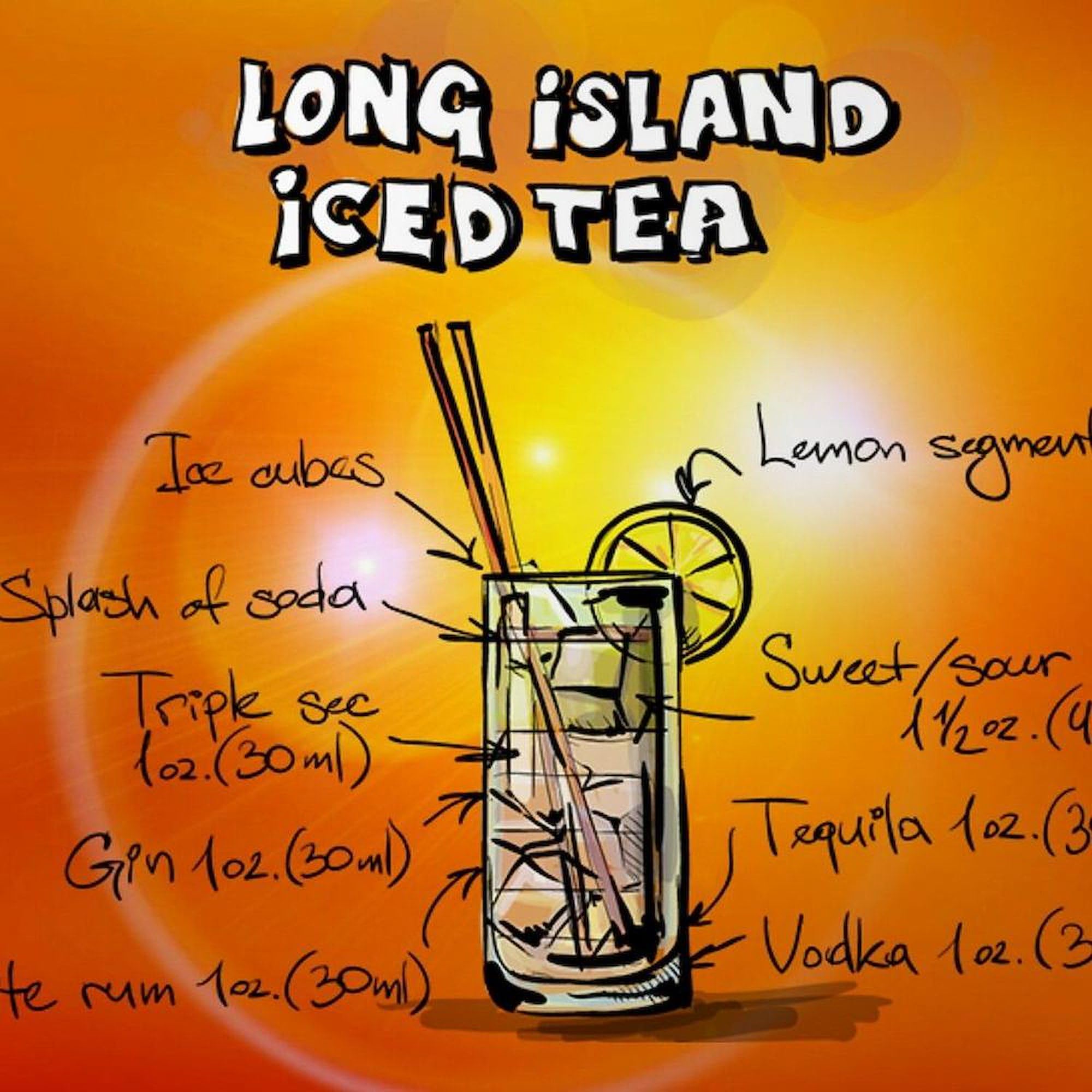 CafePress Long Island Iced Tea Pint Glass, 16 oz. Drinking Glass
