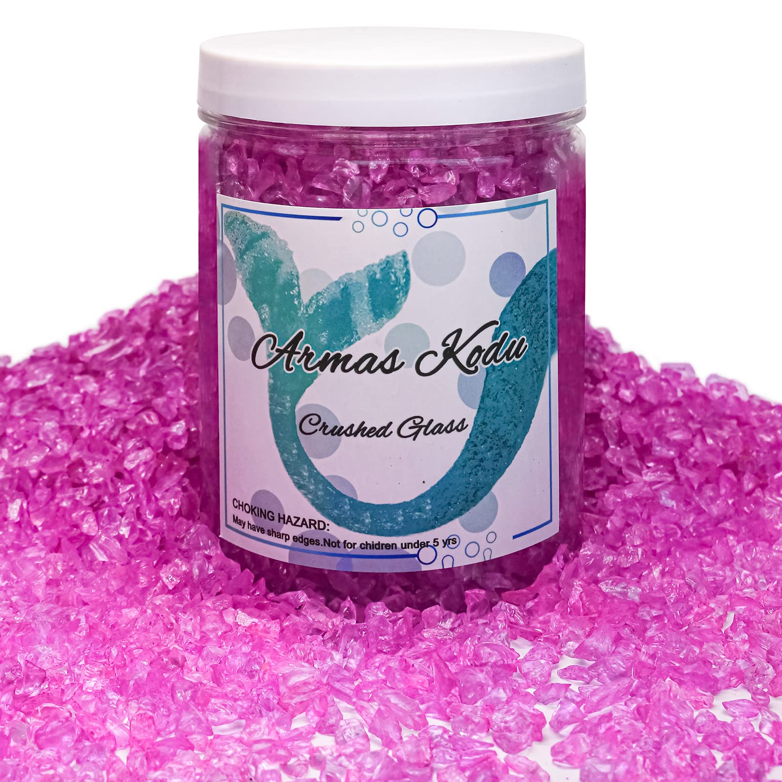 Armas kodu 1.5 lb Purple Crushed Glass - vase fillers | Mubboo