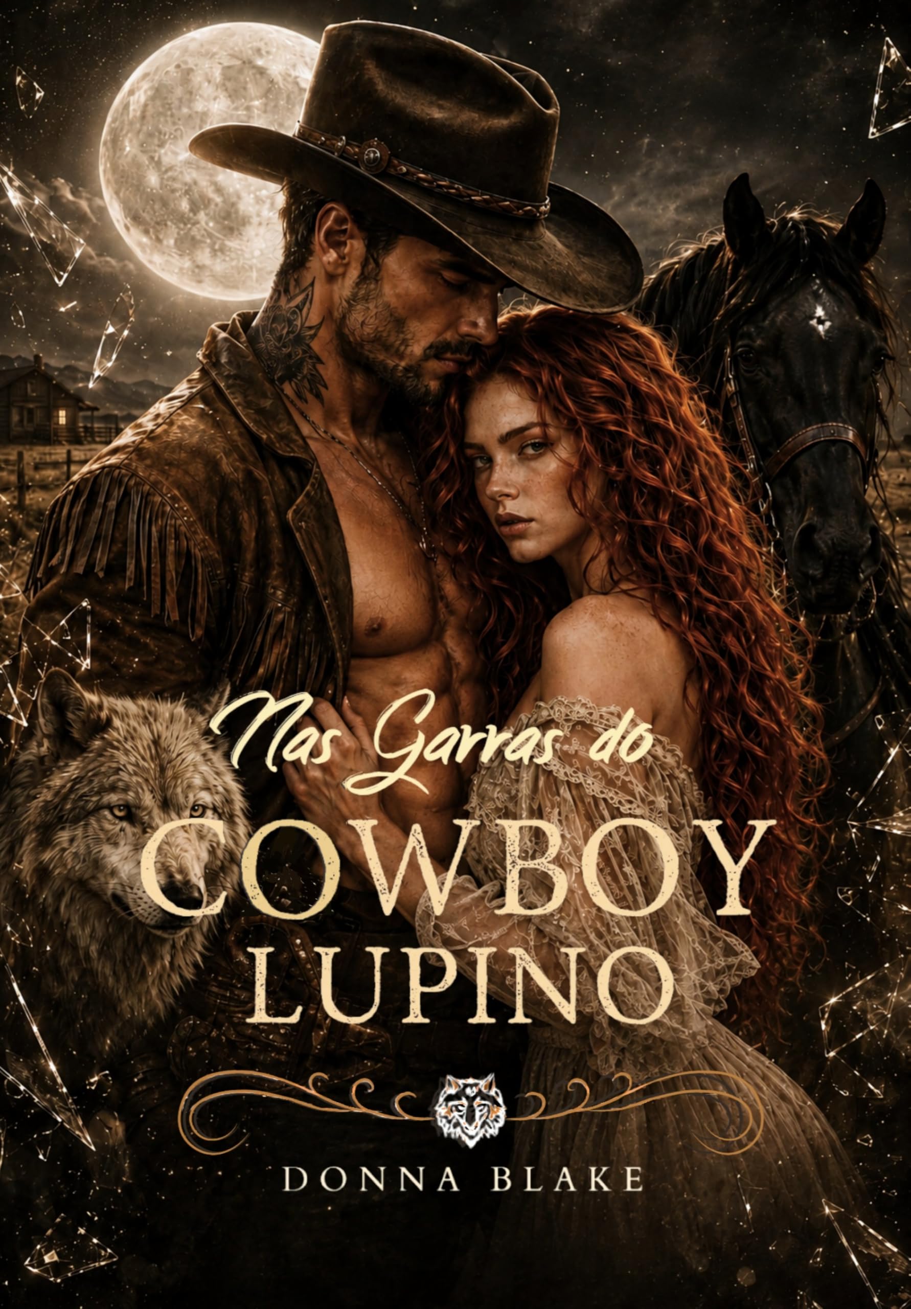 Capa do livro Nas Garras do Cowboy Lupino