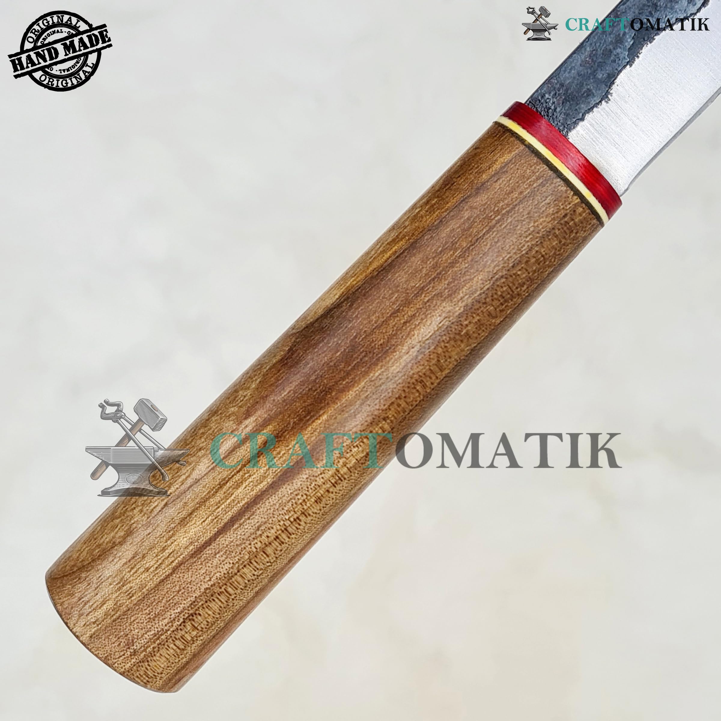 Coltello medievale | Coltello vichingo fatto a mano | Coltello celtico per giardino e campeggio con borsa in pelle | LARP | HFK28