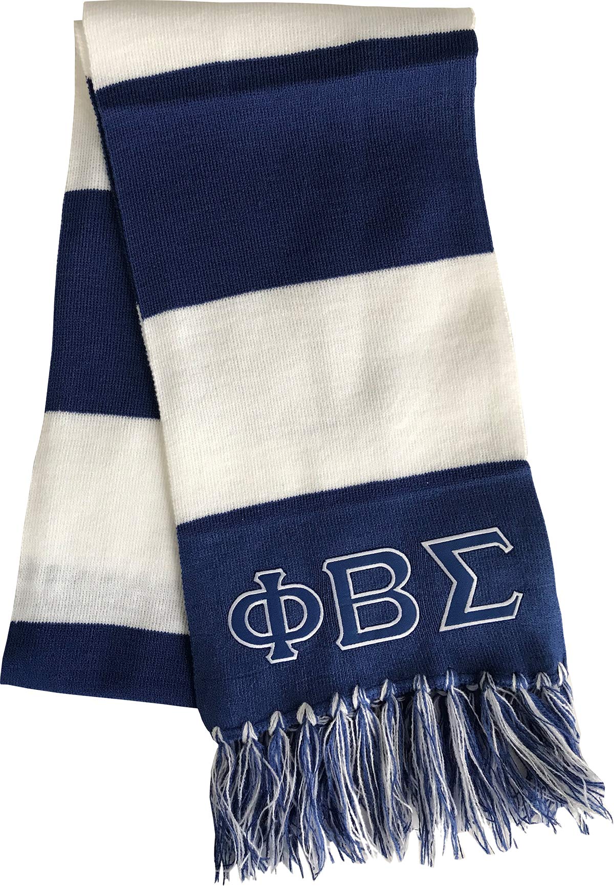 Fashion Greek Phi Beta Sigma Fraternity Mens Scarf Royal One Size