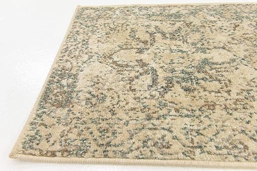 Miniatura 7 de Unique Loom Tuareg Collection - Alfombra de área - Sandstorm (2 pies x 6 pies 1 pulgada, multigris)