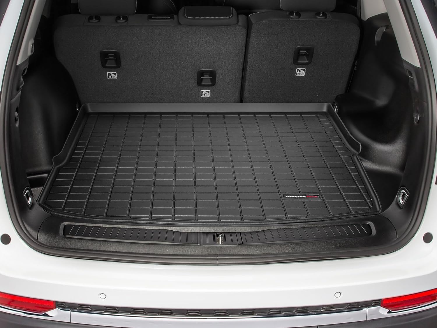 WeatherTech Cargo Trunk Liner for Jeep Grand Cherokee, Grand Cherokee 4xe - Behind 2nd Row (401517), Black