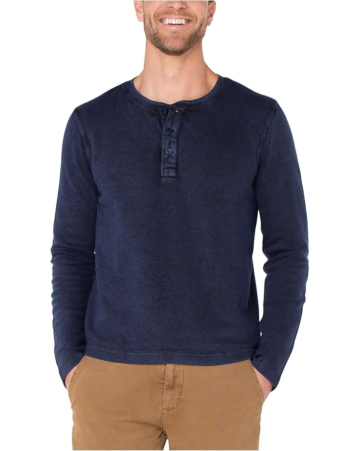 Liverpool Los Angeles Long Sleeve Henley Shirt - Main View