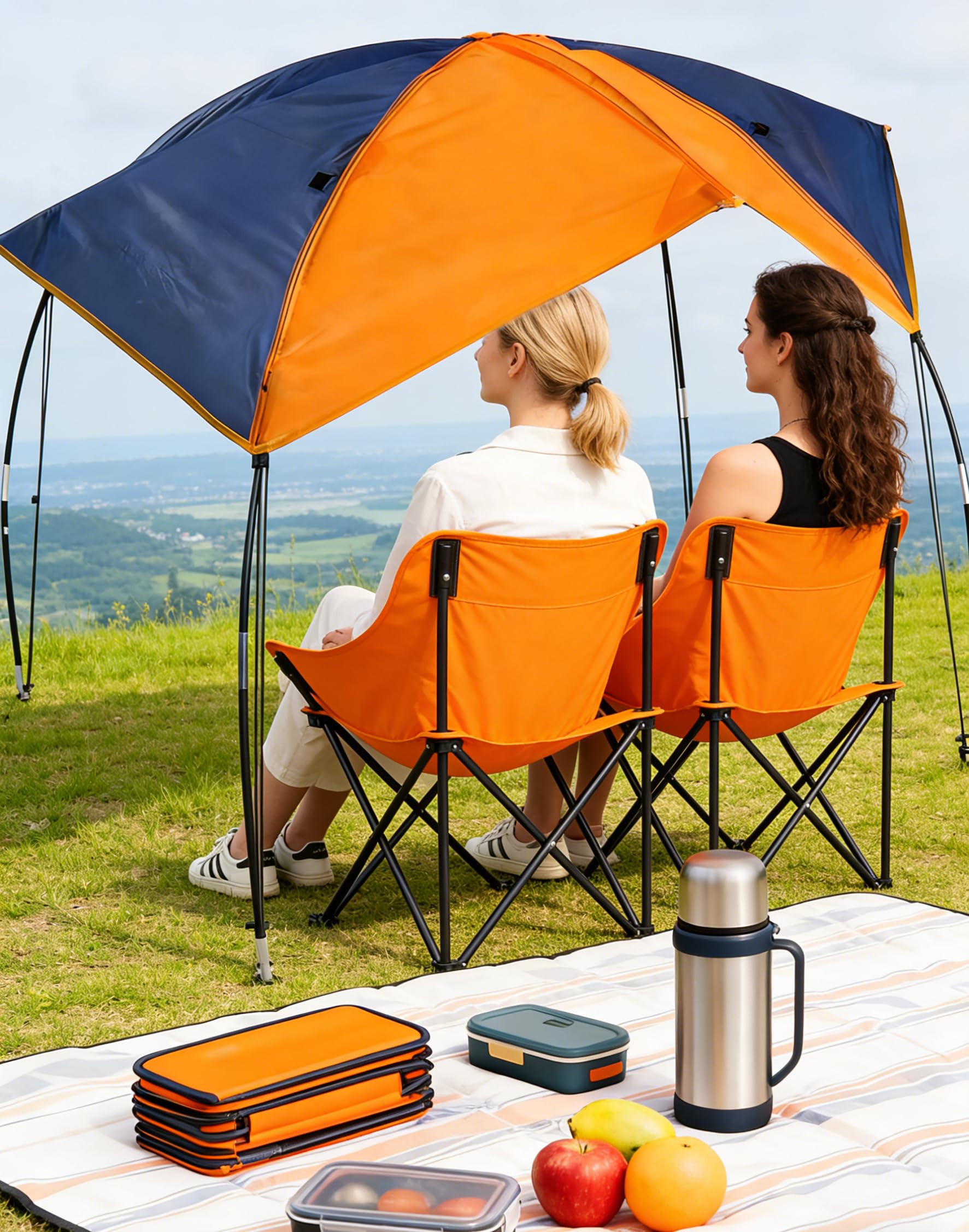Parasole gonfiabile per barca, impermeabile e antistrappo, pieghevole e portatile, per 4-5 persone, tenda universale adatta per kayak