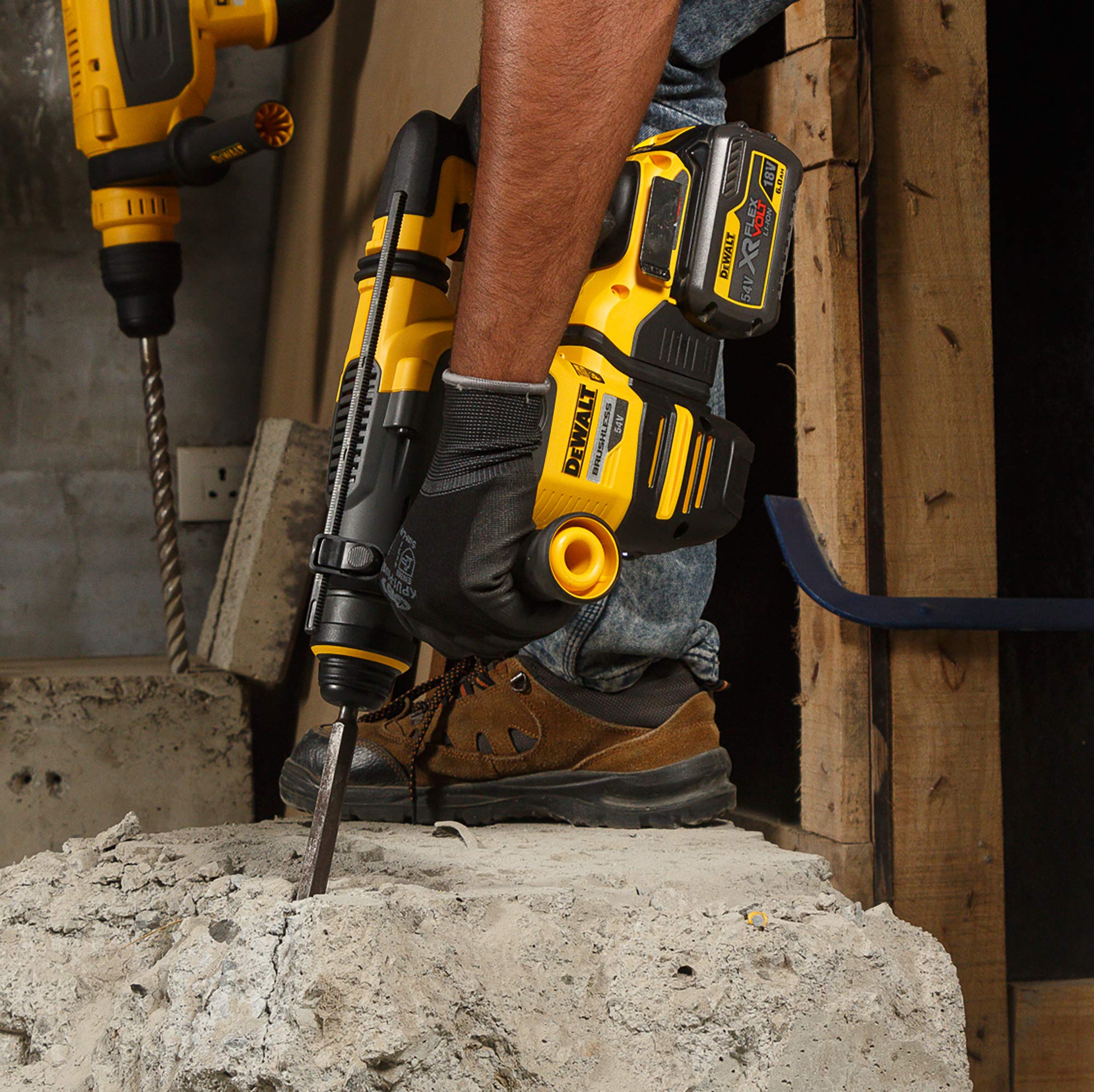 DEWALT Akumulatorowy młotek wielofunkcyjny SDS-plus, 54 V, Basiv