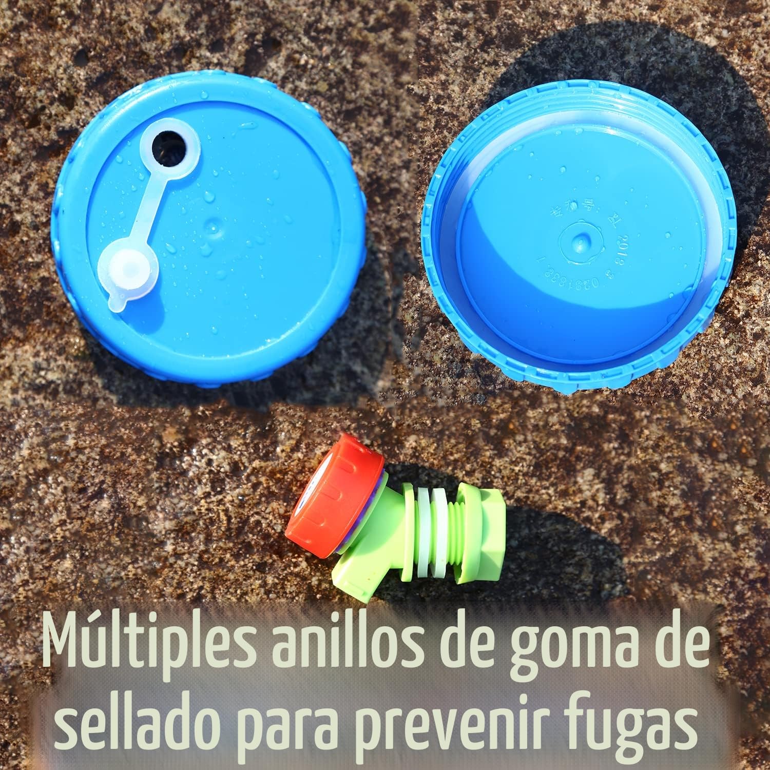 5-22L bidón de Agua con grifos, depósito de Agua con Grifo, contenedor de Agua para Camping, contenedor de Agua para Cocina, RV, Furgoneta, camión, Camping, Escuela