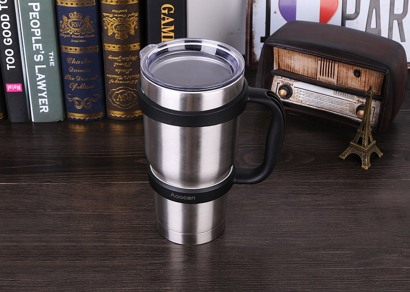 Amazon.co.jp: Aoocan タンブラーマグ用ハンドル Yetiランブラー/30