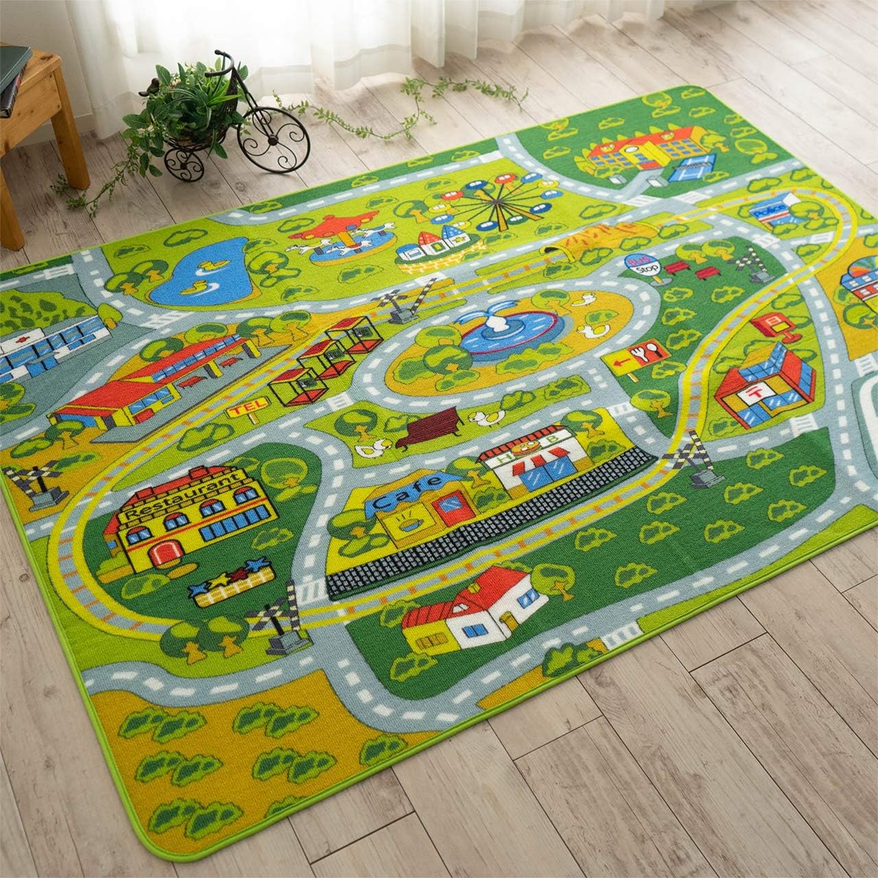 洗える キッズラグ 子供部屋 ラグマット