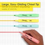 Sharpie® Tank-Style Highlighters, Chisel Tip, Mild Pastel Barrels, Mild Pastel Inks, Pack Of 6 Highlighters – view 5