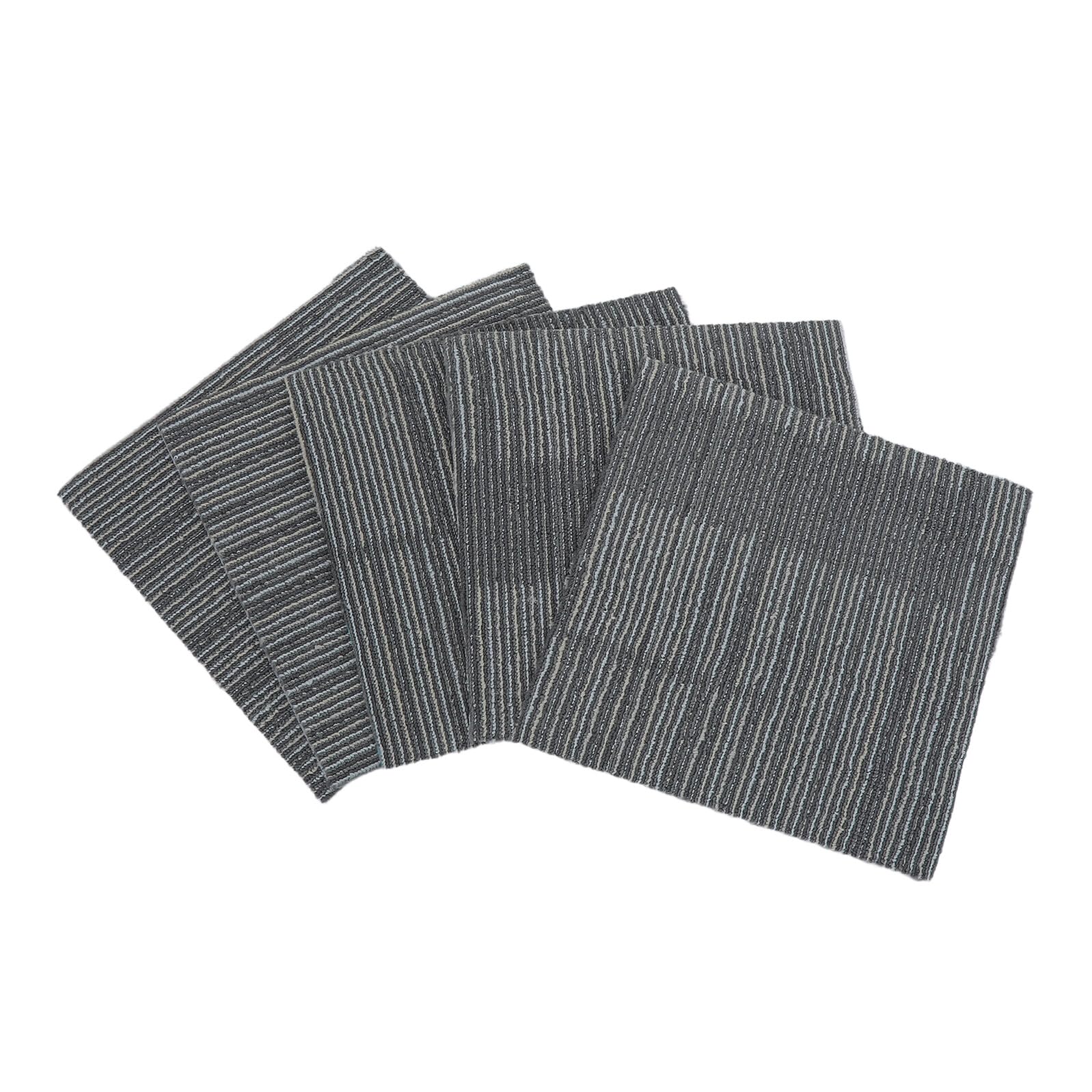 Dalles de tapis anti-bruit et résistantes au feu Homoyoyo en polypropylène épais 6pcs