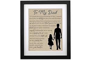 To My Dad Birthday Gifts from Daughter, I Will Always Be Your...