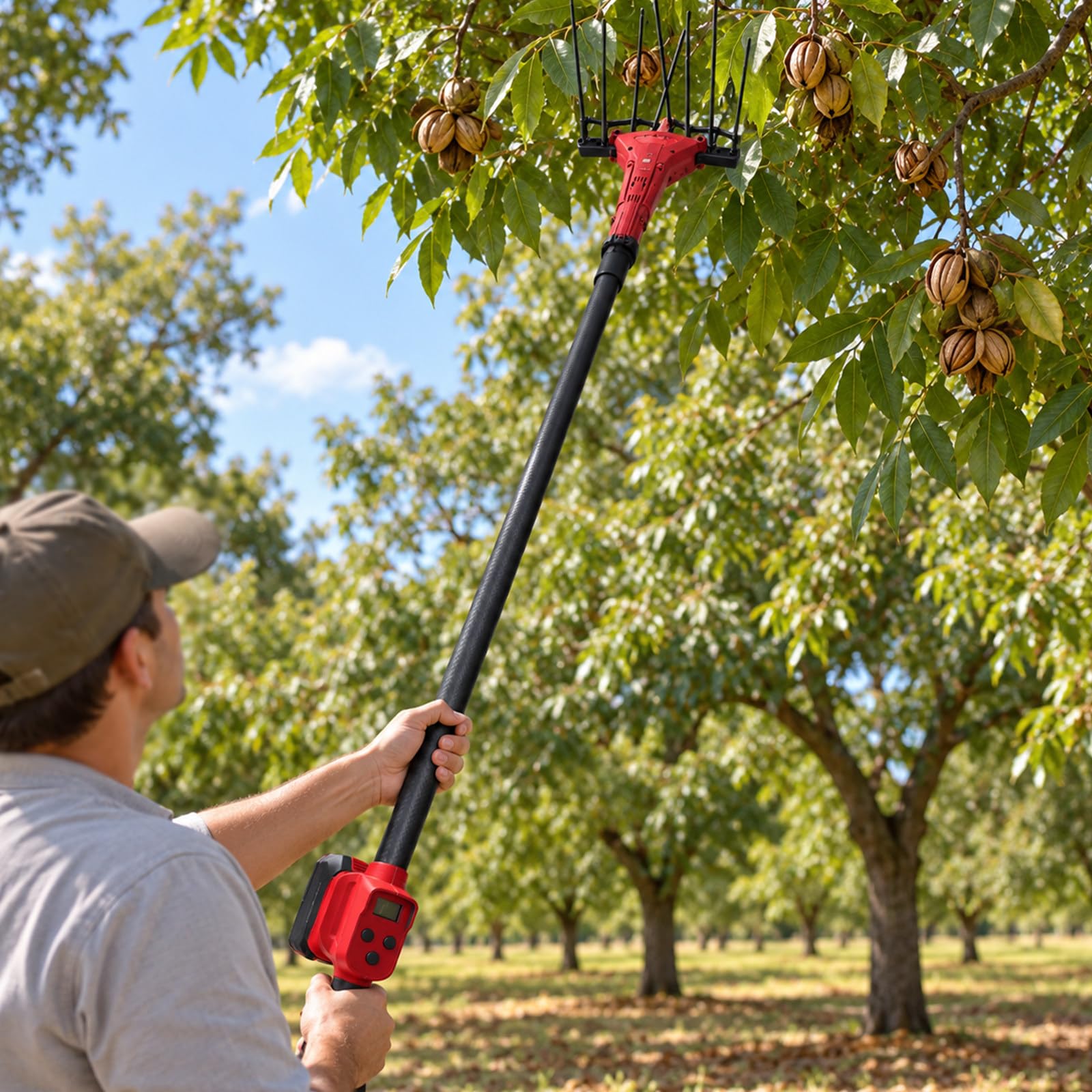 Récolteur De Fruits Électrique 600W Secoueur D'olives 1×5.2AhPack