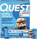 Quest Nutrition Overload Protein Bar, Cookie Commotion Flavour, Protein Bars, Gluten Free, 12ct