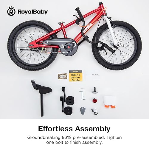 Miniatura 4 de RoyalBaby Kids Bike EZ Balance to Pedal Dual Handbrake Toddlers Boys Girls Bicycle 12-20 Inch for Age 3-10 Years