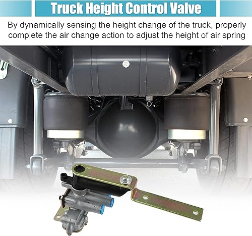 Miniatura 3 de X AUTOHAUX 1 juego de válvula de control de nivelación de altura de aire 90054007 para Chevrolet para Kenworth para Volvo Camiones Tractor Remolque