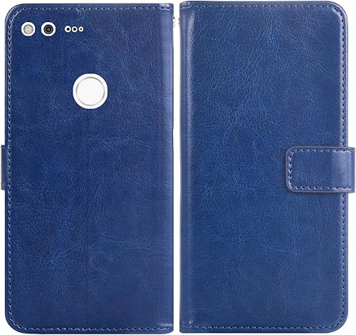 Miniatura 5 de Asuwish Compatible con Google Pixel 1 Wallet Case Protector de pantalla de vidrio templado y cubierta de cuero con tapa para tarjetero, accesorios