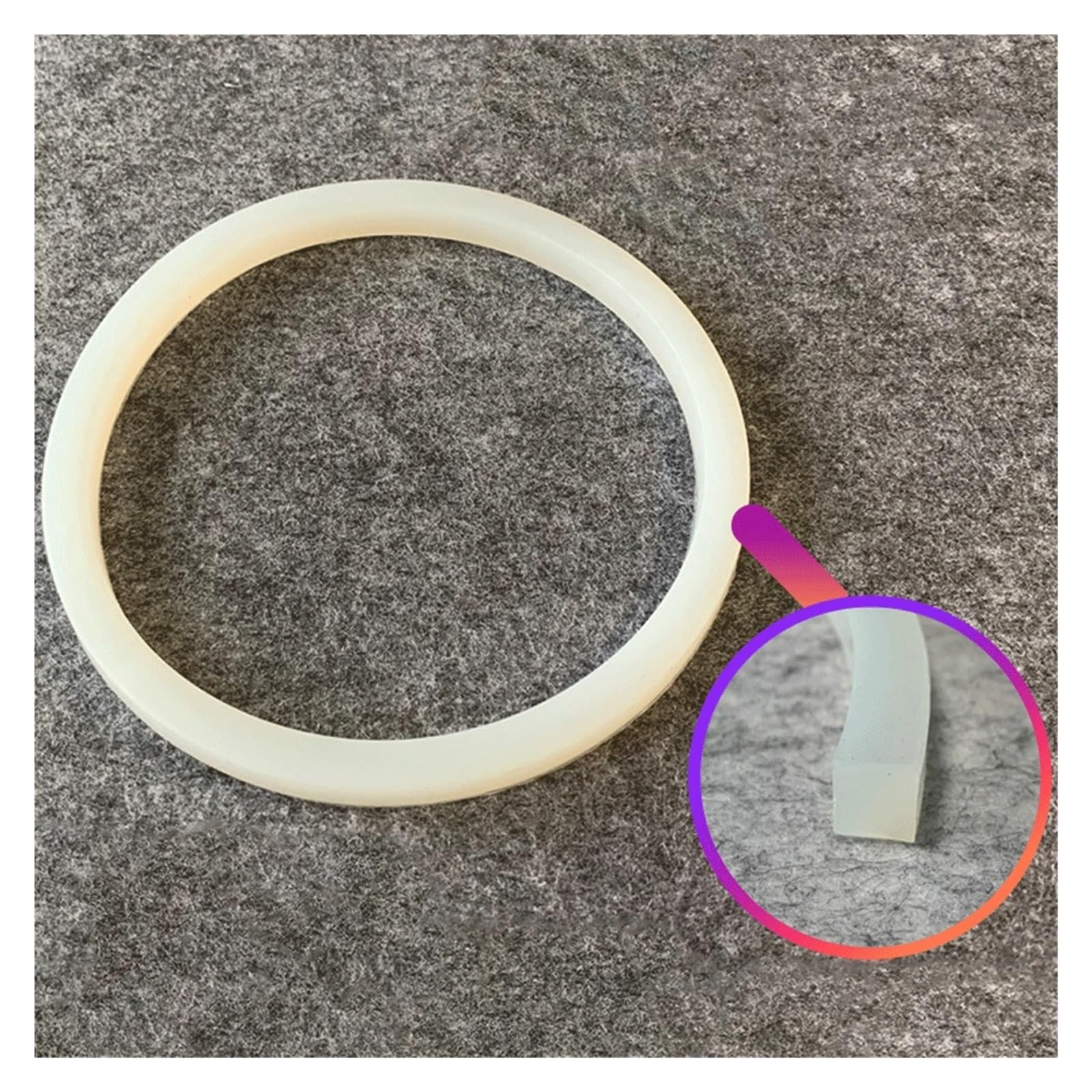 Tira de junta de sellado cuadrada VMQ de goma de silicona de 170-1220mm, 10mm, for tanque de alcantarilla Circular a presión, puerta de alcantarilla redonda (Tamaño : 10x10mm 1020mm)