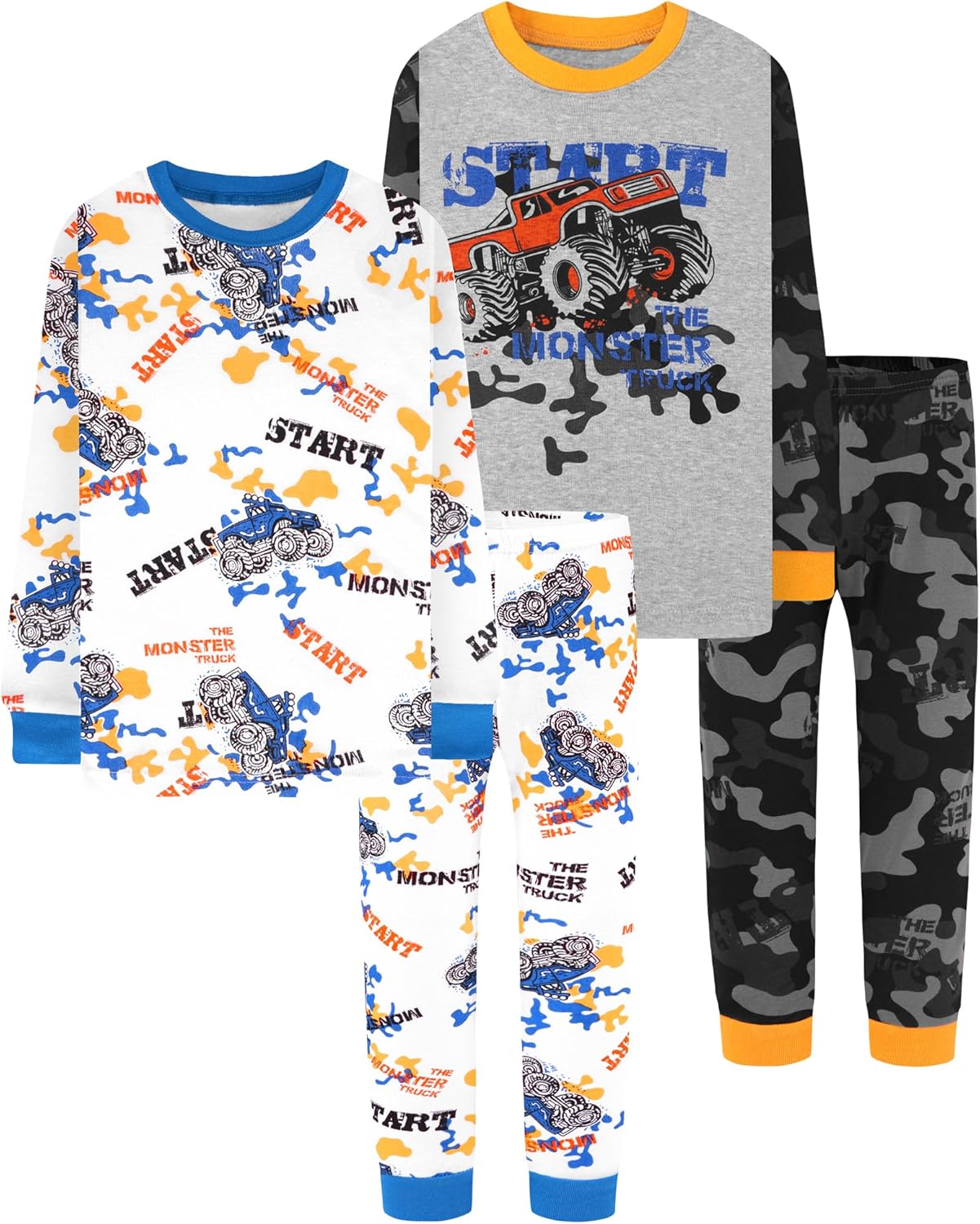 DAUGHTER QUEEN Boys 100% Cotton Long Sleeve Pajamas Size 18Months-12Years - Image 8