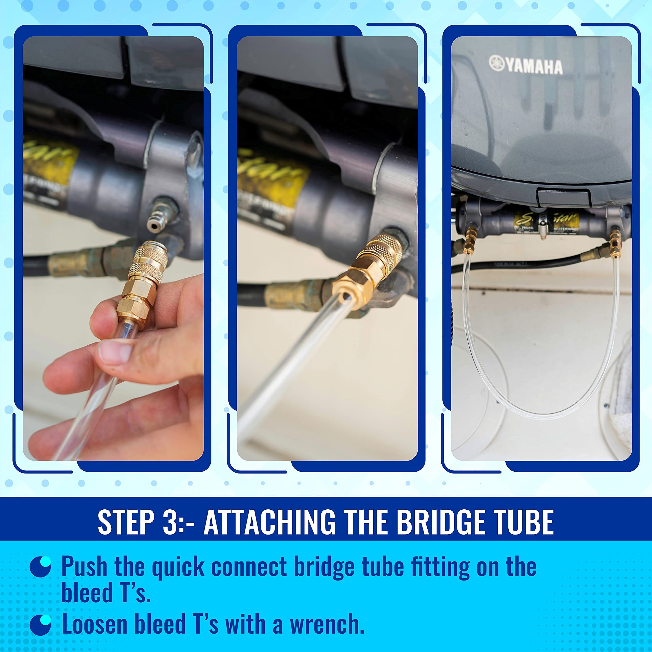 Buy Seastar Bleed Kit/Fill Kit; Leak Free Brass Helm Fitting; Rust Free