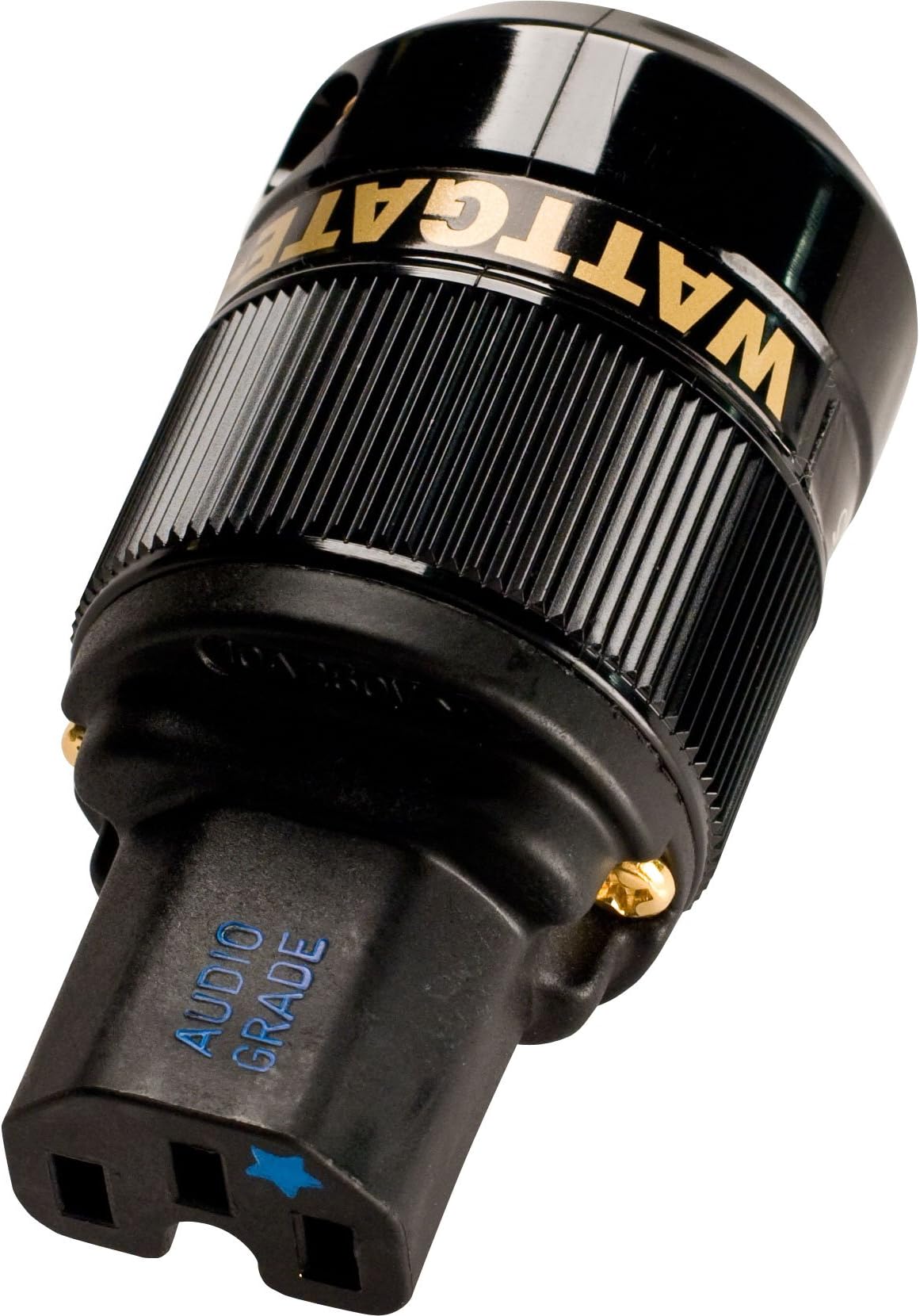 350i AU Black Gold Plated Audio Grade IEC Connector