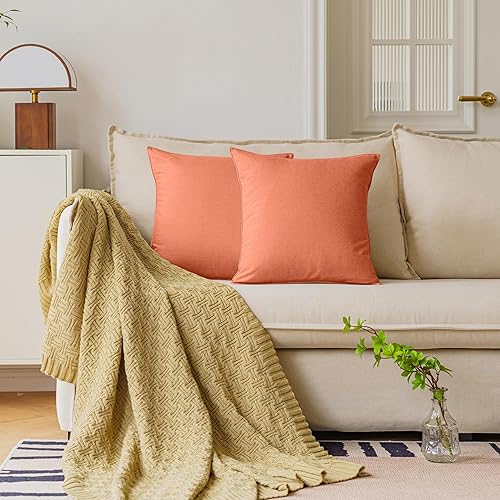 Vista 64 de NiNi ALL - Juego de 2 fundas de almohada impermeables para exteriores, decorativas, para casa de campo, jardín, patio, tienda de campaña, sofá