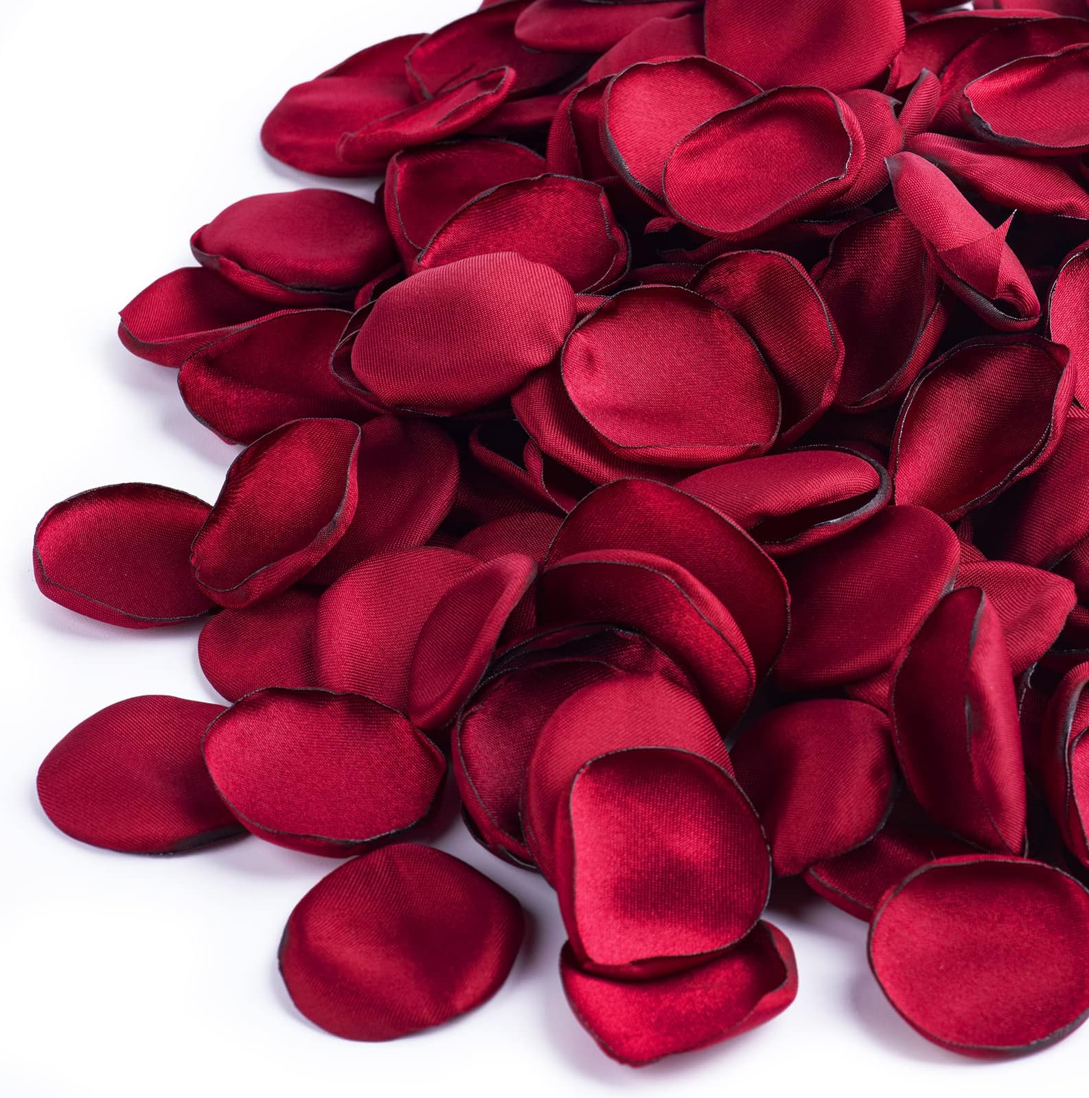 400 PCS Silk Rose Petals Burgundy Red Flower Petals for Romantic Night, Weddings Aisle Centerpieces, Table, Party, Home Decoration, Romantic Night Decoration,Valentine's Day Decoration