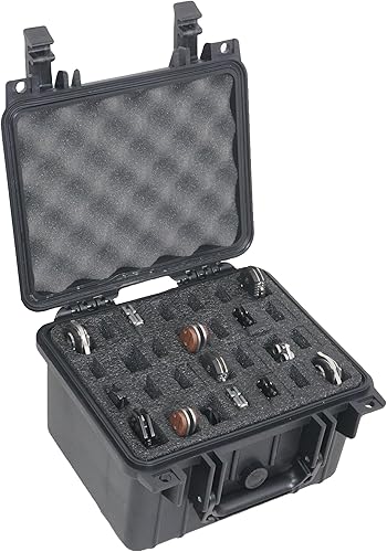 Case Club 28 Folding Knife Case - Hard Sided Travel and Storage Organizer Case fits a Variety of Folding Knives, Swiss Army Knives, Butterfly Knives