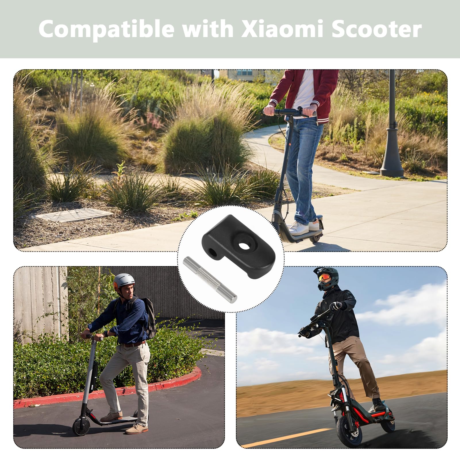 Lot De 20 Goupilles Pliables De Remplacement Pour Trottinette Xiaomi M365, Pro, Pro 2 - Acier Argenté