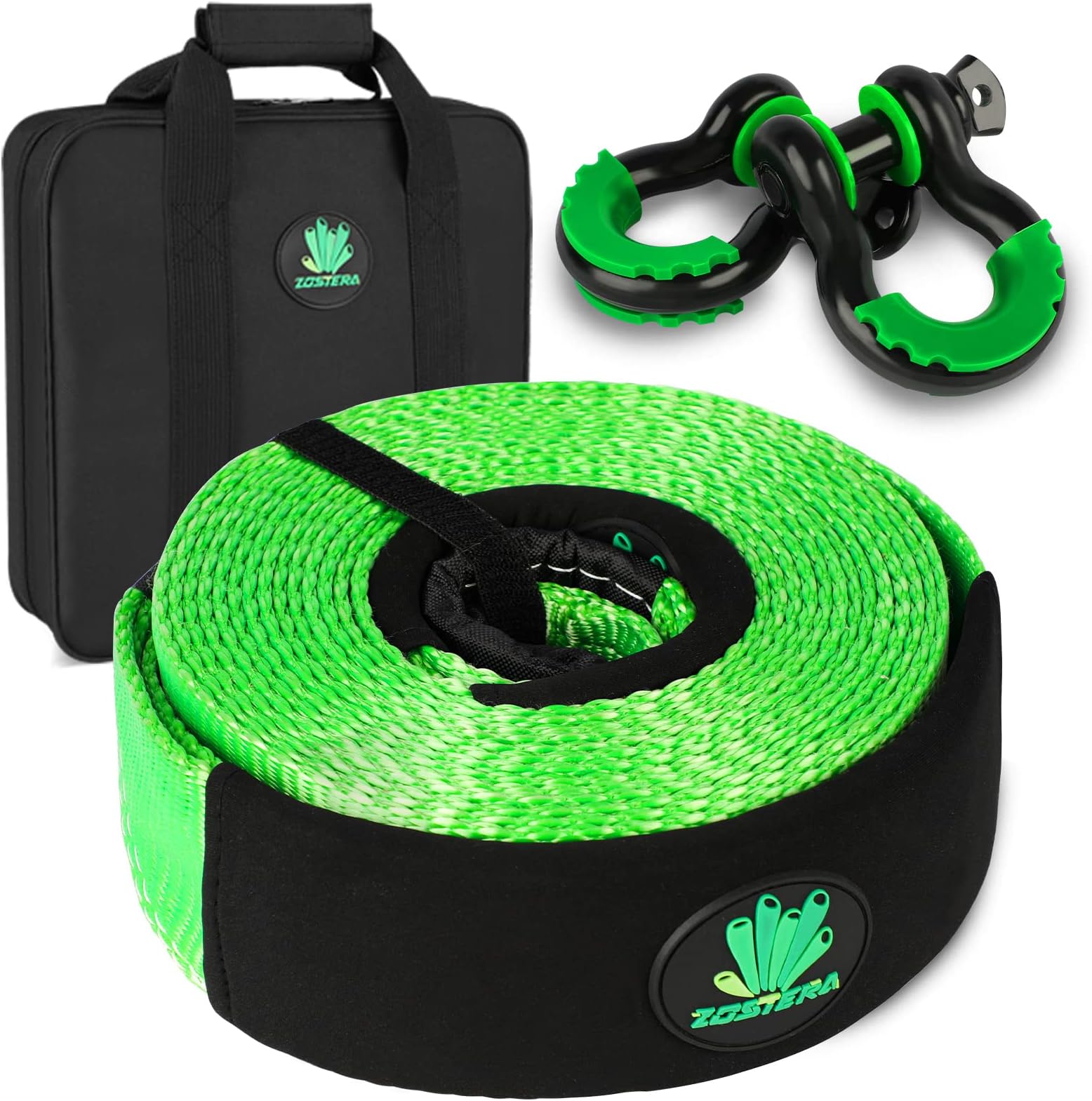 DEWALT DXBC40000 Black/Yellow 4" x 30' Recovery Tow Strap