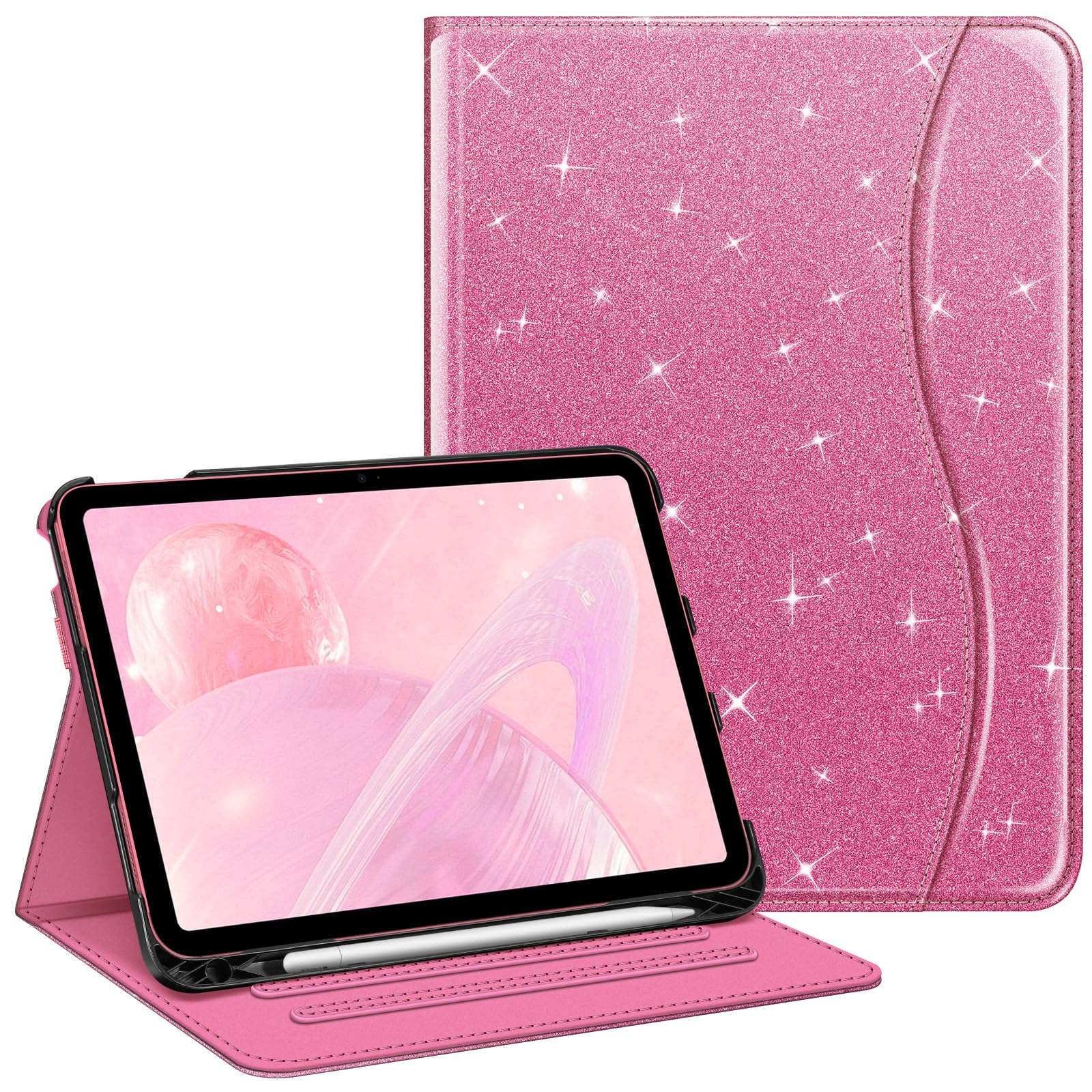 Fintie Case for iPad (A16) 11th Generation 11 Inch (2025), iPad 10th Generation 10.9 Inch (2022), Multi-Angle Viewing Protective Stand Cover with