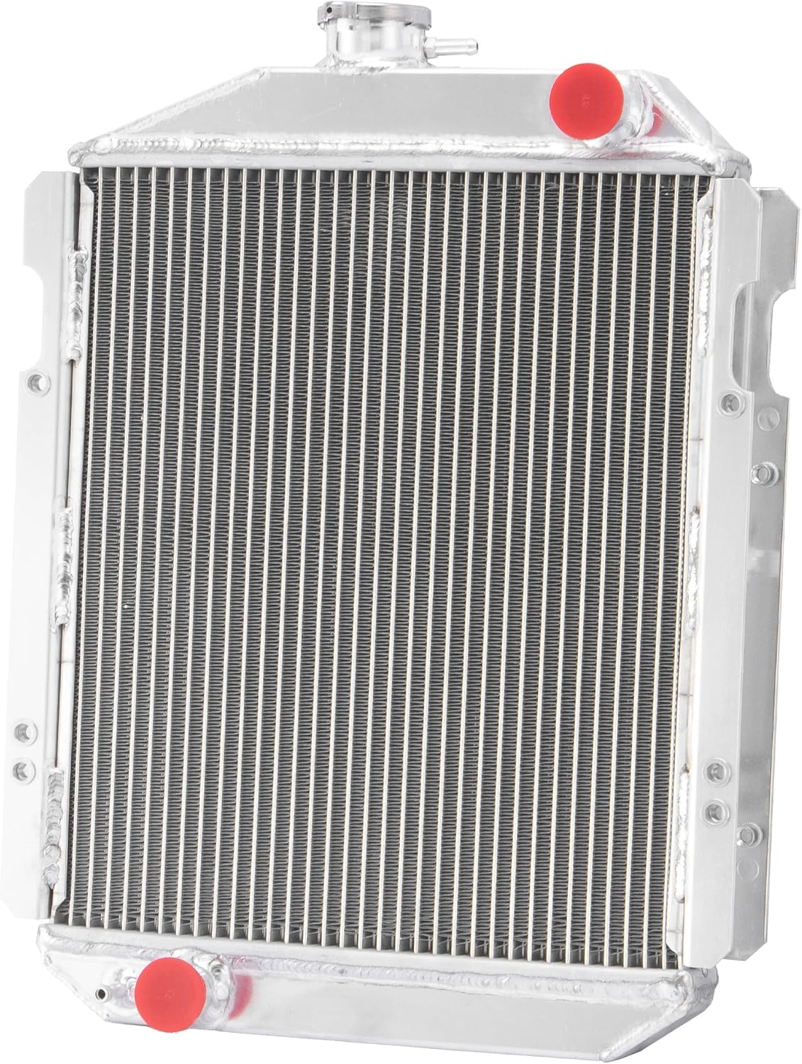 2 Row Aluminum Radiator Replacement for John Deere 950 850 Yanmar YM2500 YM3000 YM3110, Replaces OEM CH19293 CH12622 CH14024 122250-44501