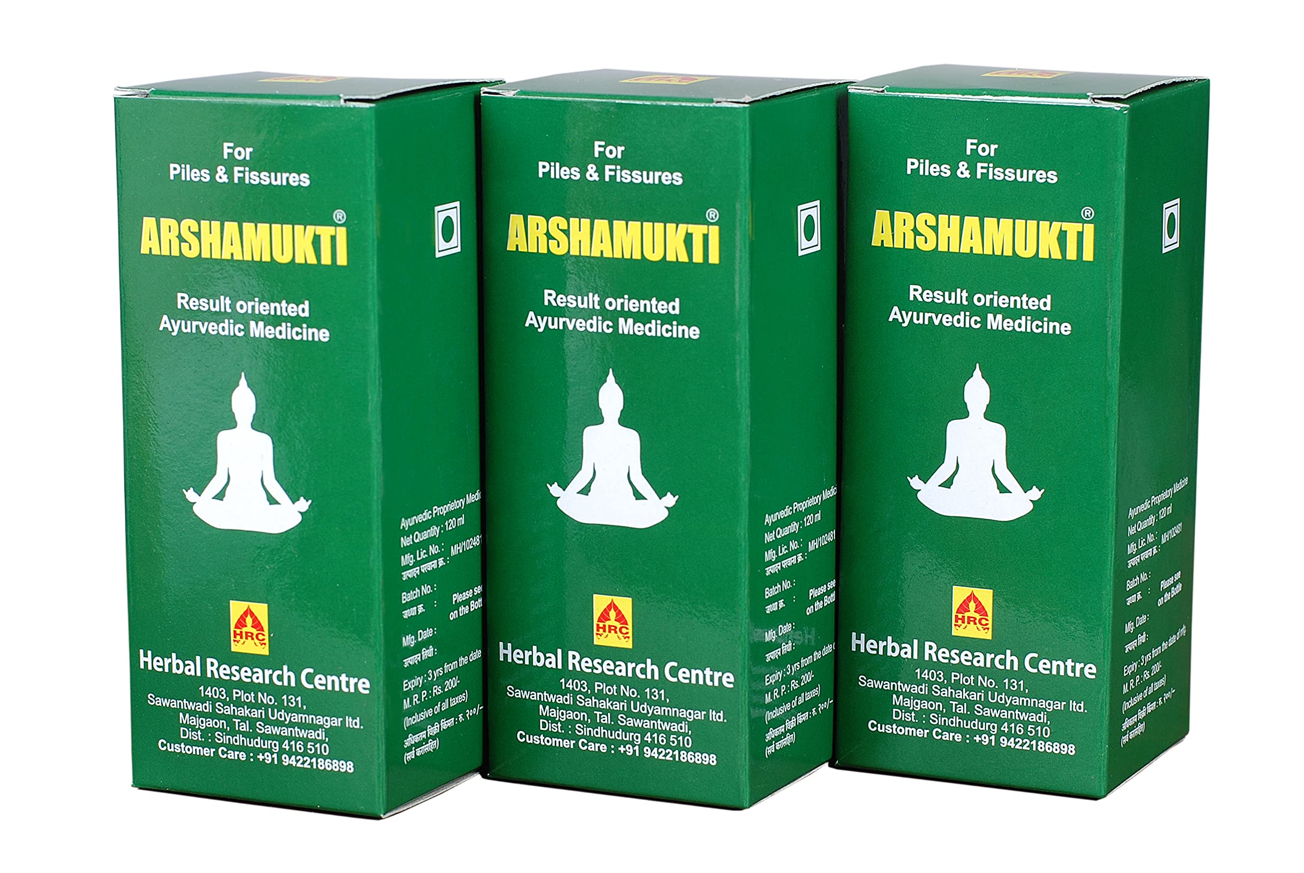 Arshamukti result oriented ayurvedic medicine 120ml-pack of 3 (B0BW9B5FB3) Amazon Price History, Amazon Price Tracker
