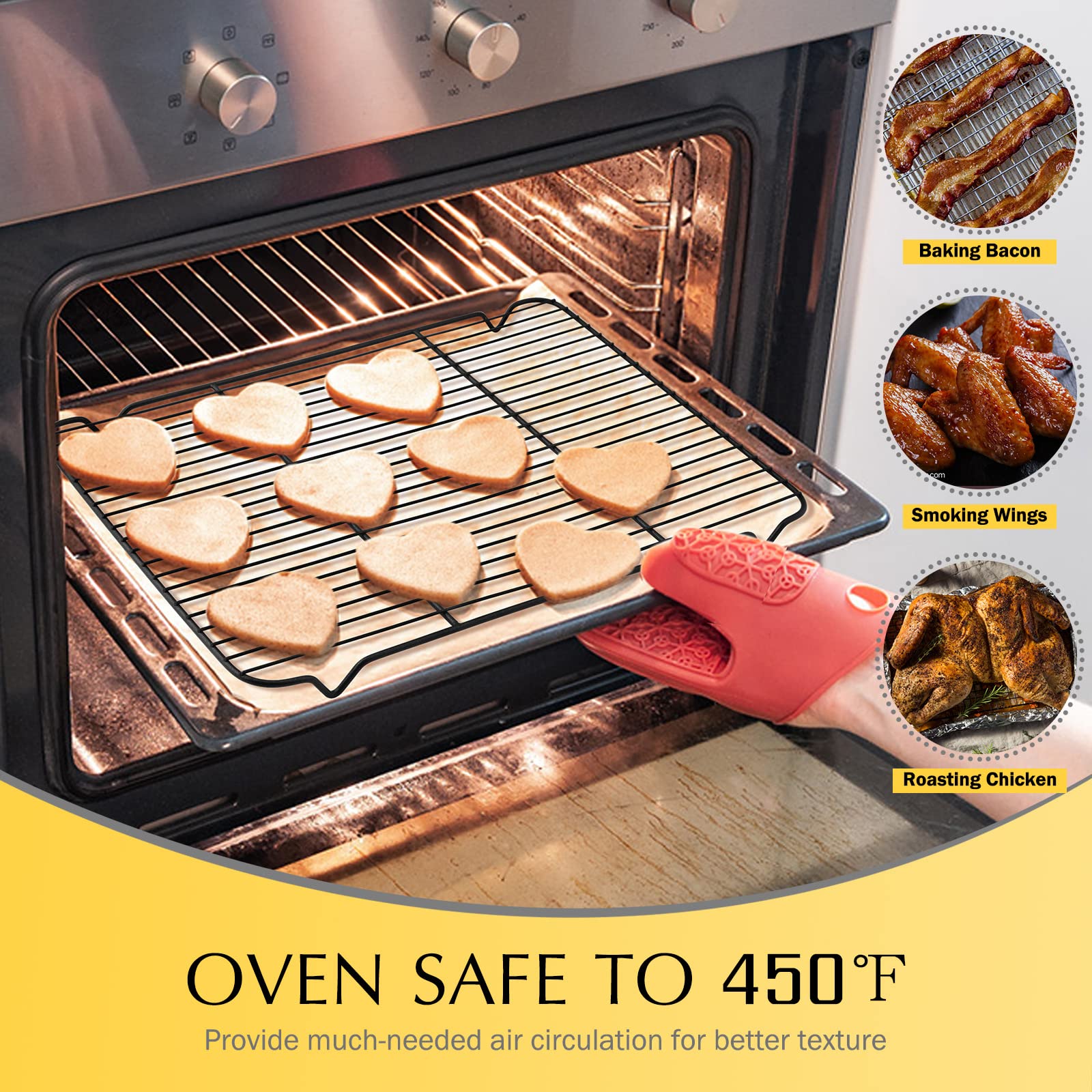 Cooling Rack Nordic Ware Half Sheet Baking Pan Steak Cooling Rack - Main Image