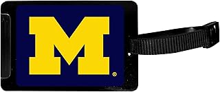 Siskiyou Sports NCAA Michigan Wolverines Luggage Tag, 3.25