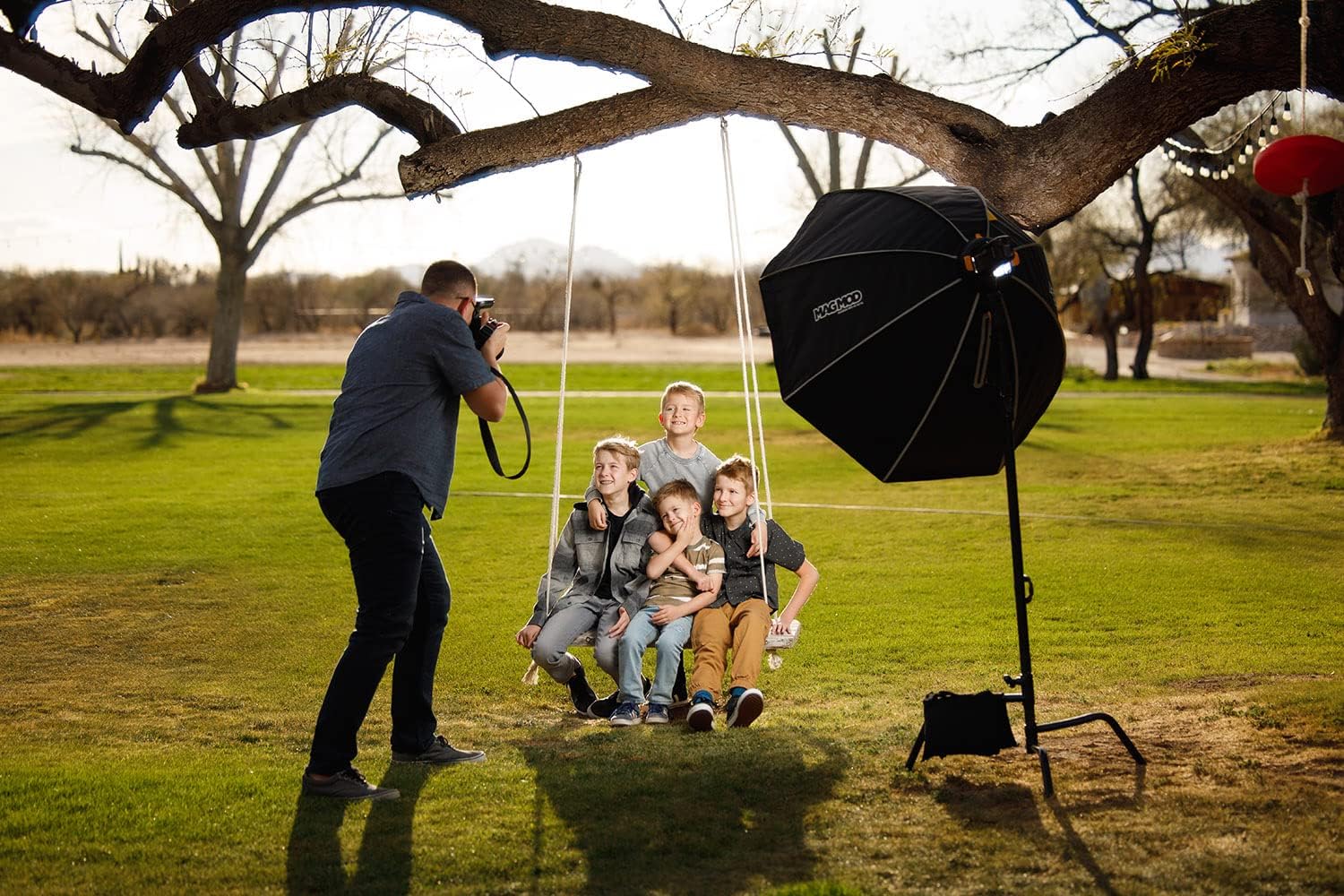 MagMod MagBox Pro 42 Octa Starter Kit Bundle, with MagBox Pro 42 Octa Softbox, MagShoe 2, MagRing 2 and MagGrip 2, Complete 4 Pc. Softbox Lighting System