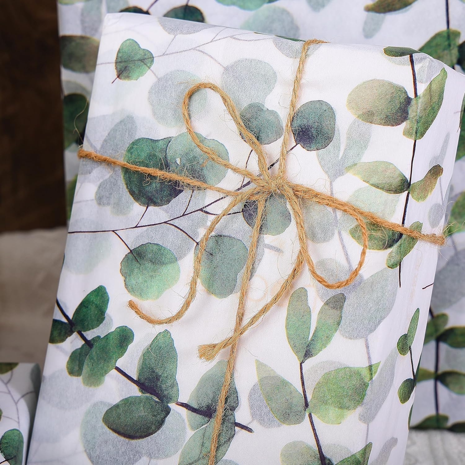 Larcenciel Sage Green Tissue Paper For Wrapping Gifts, 60 Pcs Tissue Paper Sheets For Packaging Gift Bags, Flower Art Crafts DIY Gift Wrap For - View #7