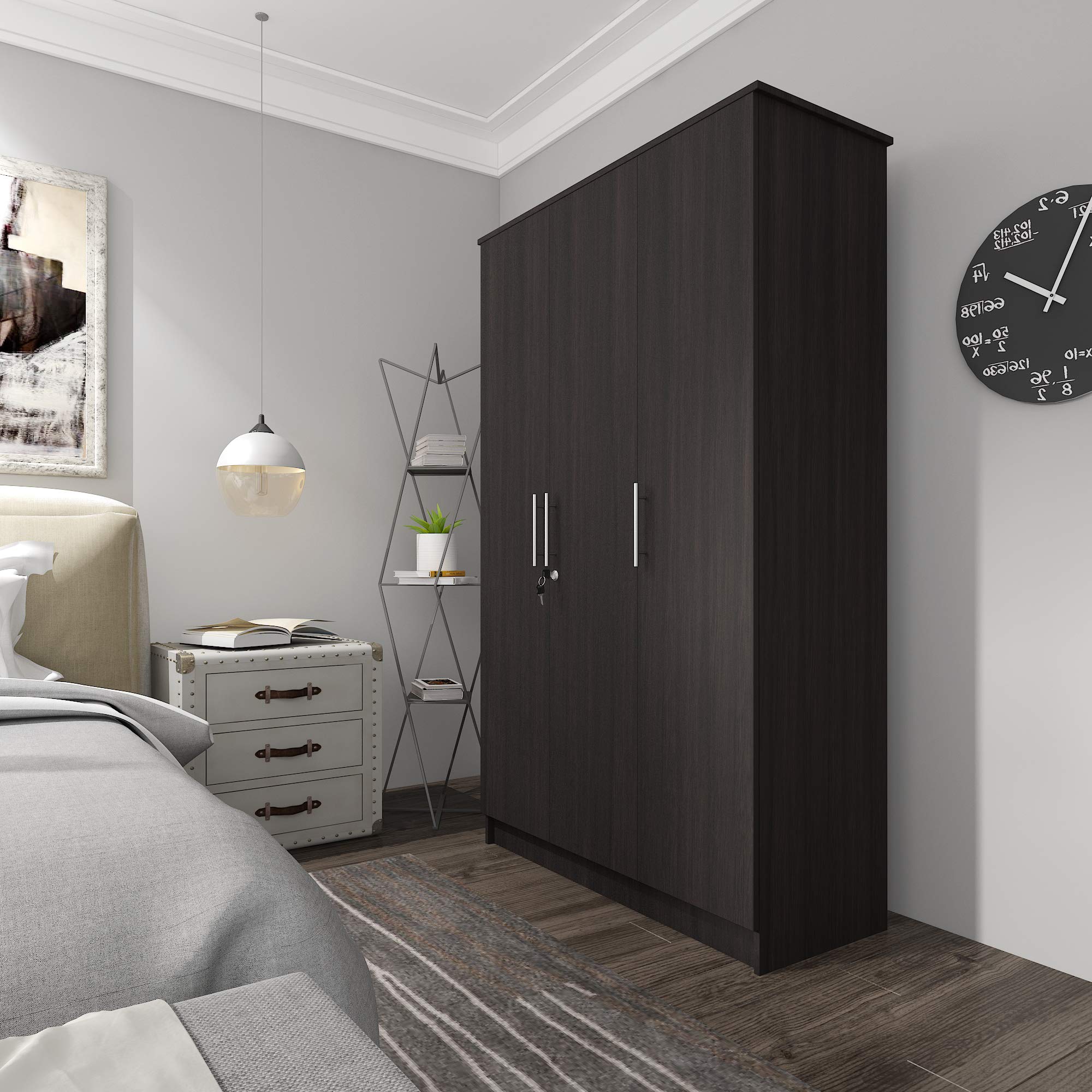 Essential Elegance: The 5-Tier Armoire with Hanging Rod