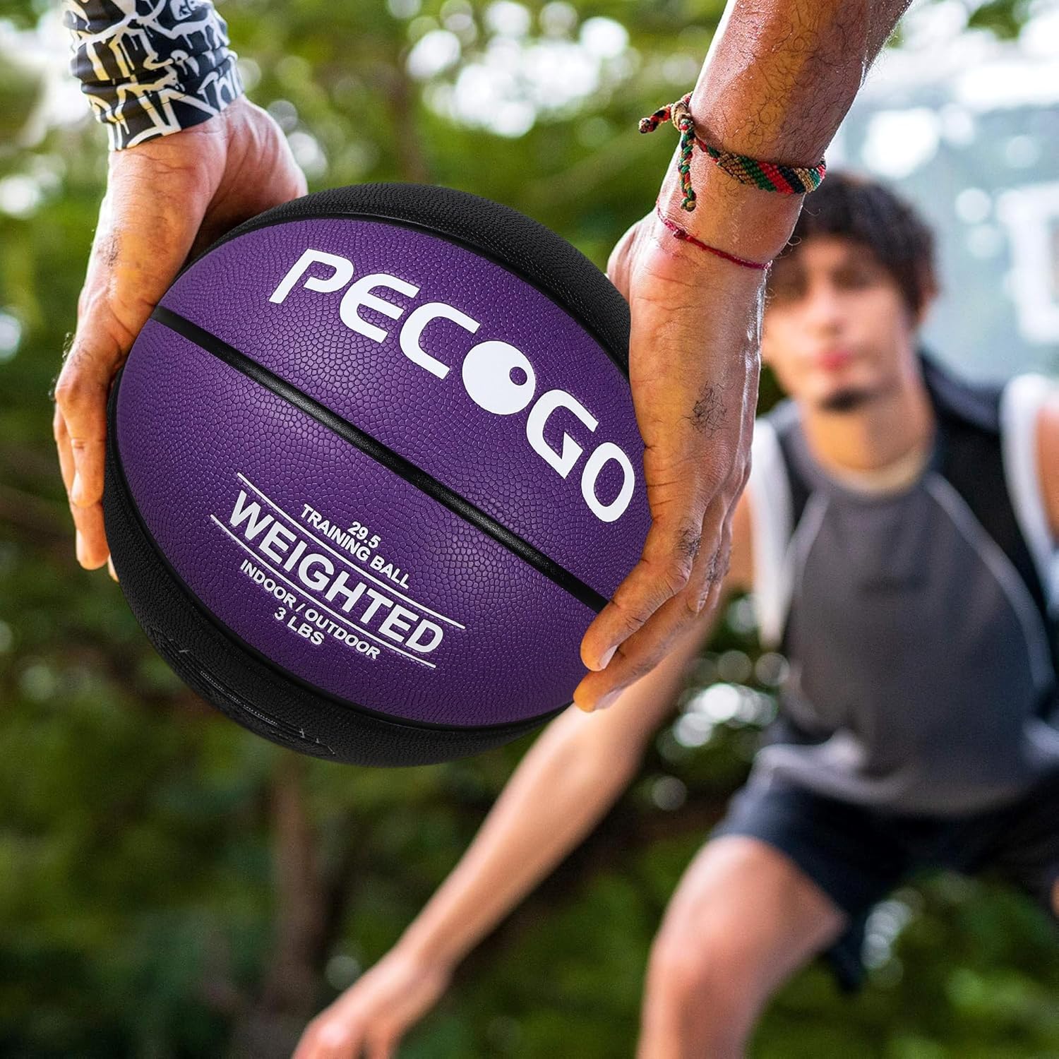 Size 6/7 Weighted Training Basketball (2.2/3/3.3 lbs) - Heavy Indoor/Outdoor Basketball for Dribbling, Passing, Rebounding & Skill Development