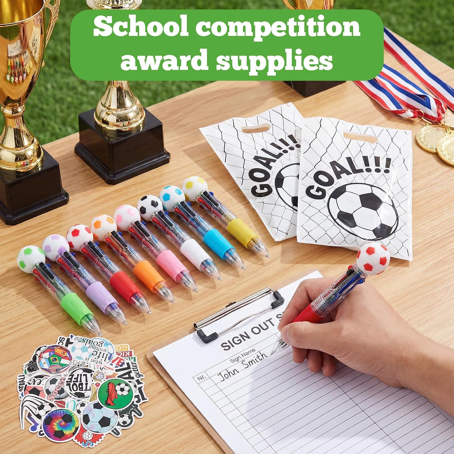 98Pcs Sports Party Favors for Sport Theme School Classroom Games Rewards image 5