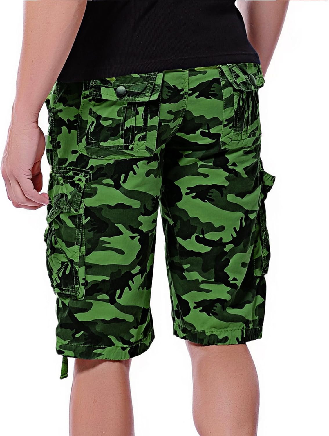Men's Camo Cargo Shorts Cotton - Image 4