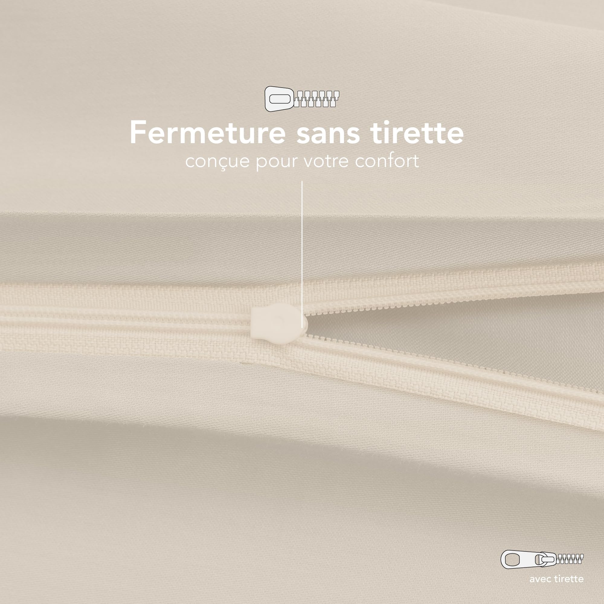 Taie D'oreiller 30 X 90 Cm Blanc Housses De Coussin De Positionnement