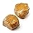 QINJIEJIE Yellow Aventurine 2PCS Raw Crystals 1.8-2.2\'\' Natural Crystals Healing Stones Bulk Large Stones for Tumbling Cabbing Polishing Handmade DIY Decoration Gifts