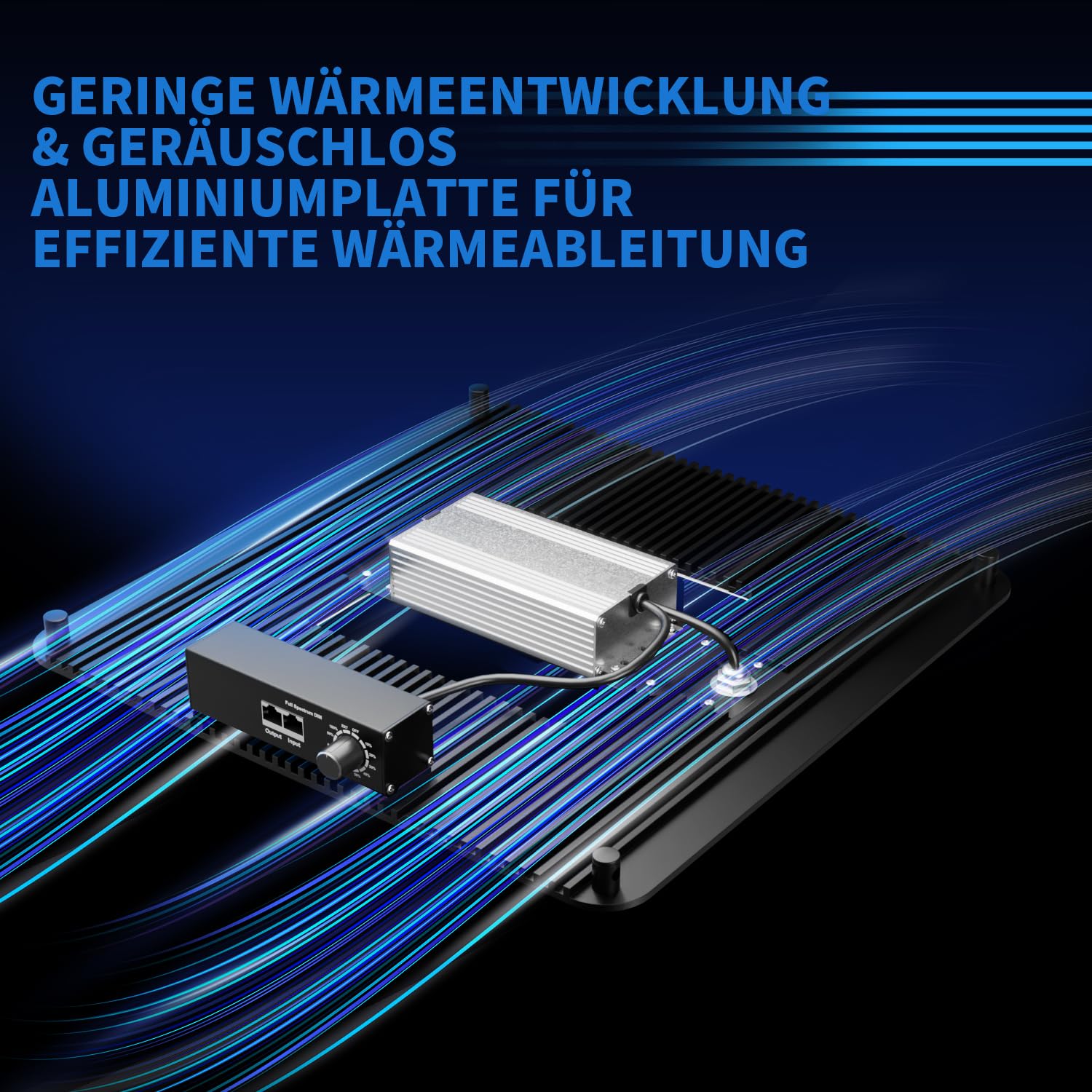 Turbo2000 LED Grow Lampe LM301H EVO Dioden 240W Vollspektrum Pflanzenlampe Dimmbar mit Timer für Zimmerpflanzen Blumen Gemüse Growzelt 150x90cm, 120x60cm